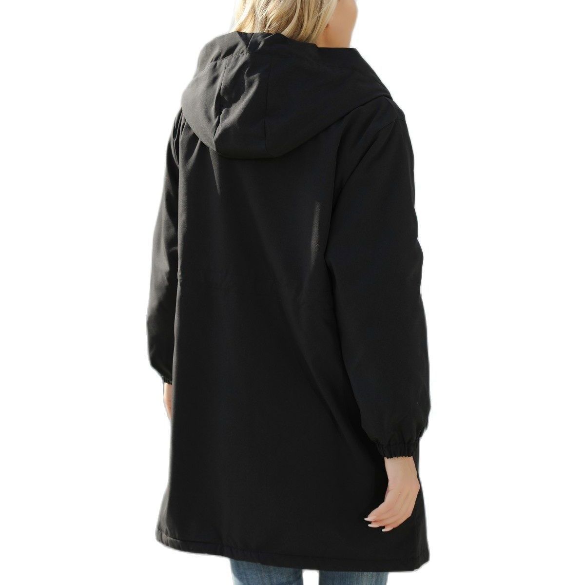 Women's Hooded Fleece Trench Coat Women's Gore-Tex Jacket