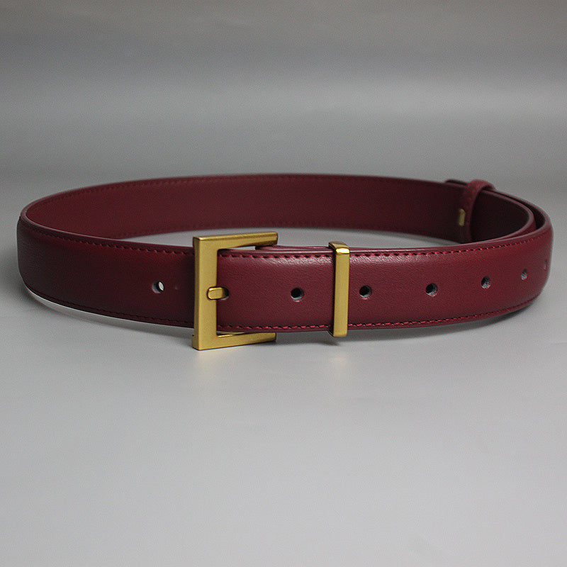 Women's Leather Versatile Jeans Belt