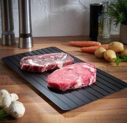 Fast Defrosting Tray - Quick Aluminum Thaw Plate for Effortless Food Thawing - Mallora Shop