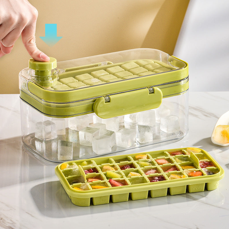 New Silicone Press Ice Maker Mold