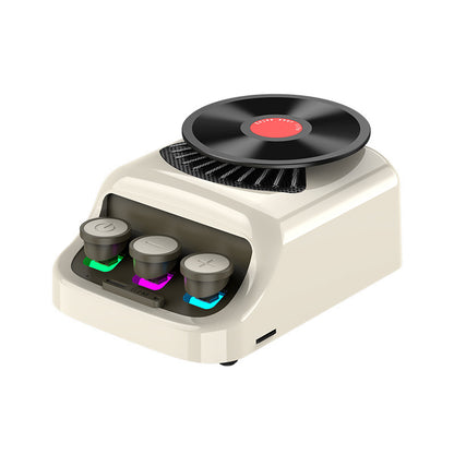 Aromatherapy Bluetooth Speaker Mini Retro CD Ambience Light