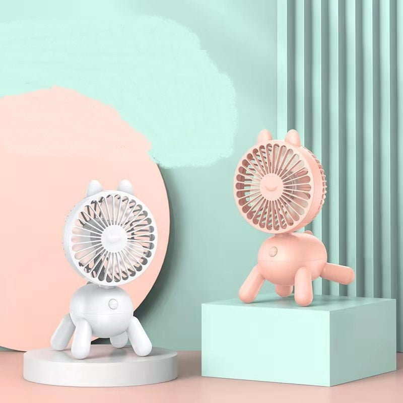 Mini Electric Desktop Fan - USB Rechargeable & Quiet Operation - Mallora Shop