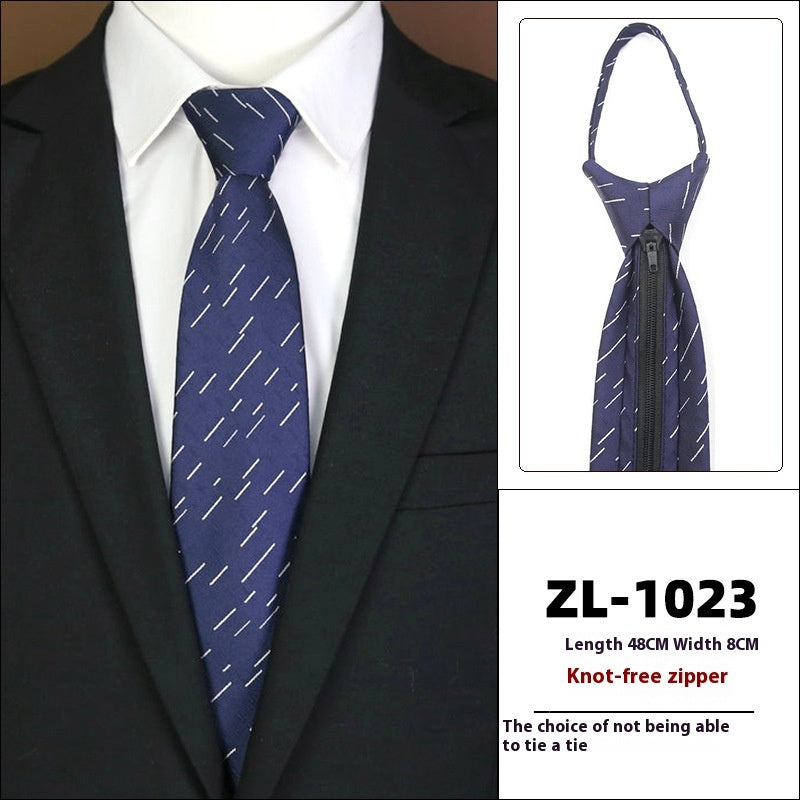 Men's Formal Wear Business Zipper Tie-free