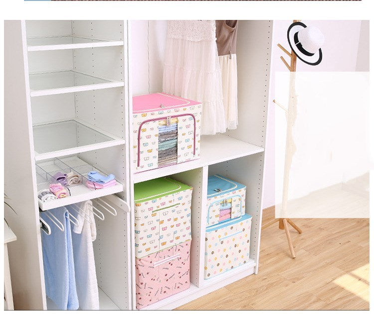 Steel Frame Storage Box with Cover