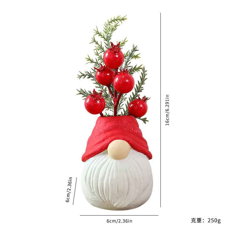 Resin Christmas Doll Santa Claus Snowman Decorations Ornaments