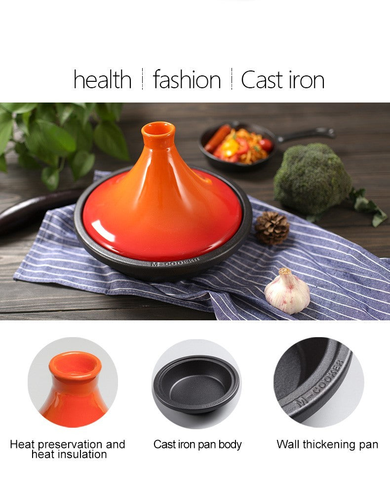 Tajiin Claypot Enamel Pot for Perfect Family Meals - Mallora Shop