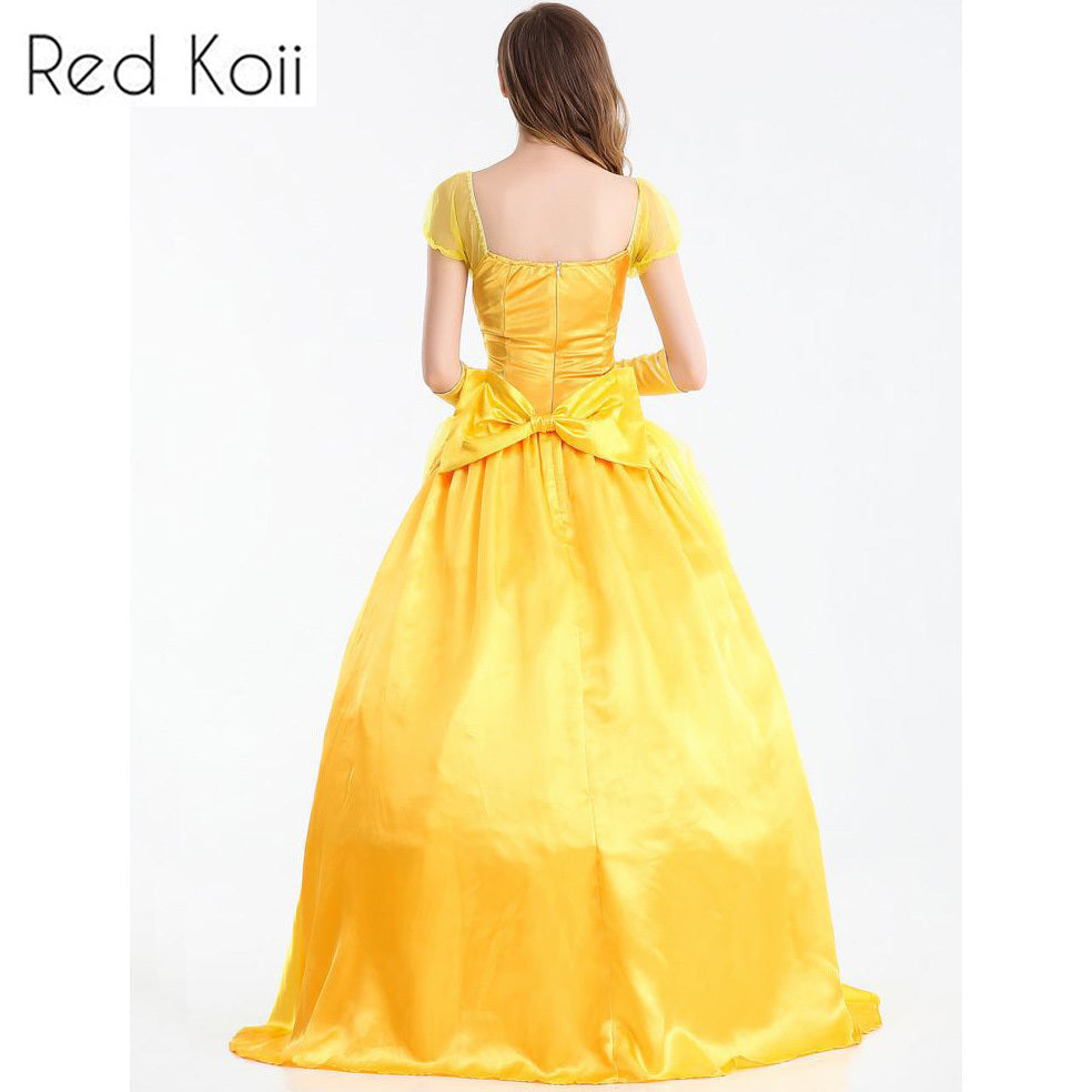 Masquerade Beauty and the Beast Bell Cosplay Evening Dress