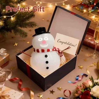 Talking Animated Blink Snowman With Light Up Eyes And Playful Voice For Holiday Home Table Centerpiece Gift Christmas Decorations