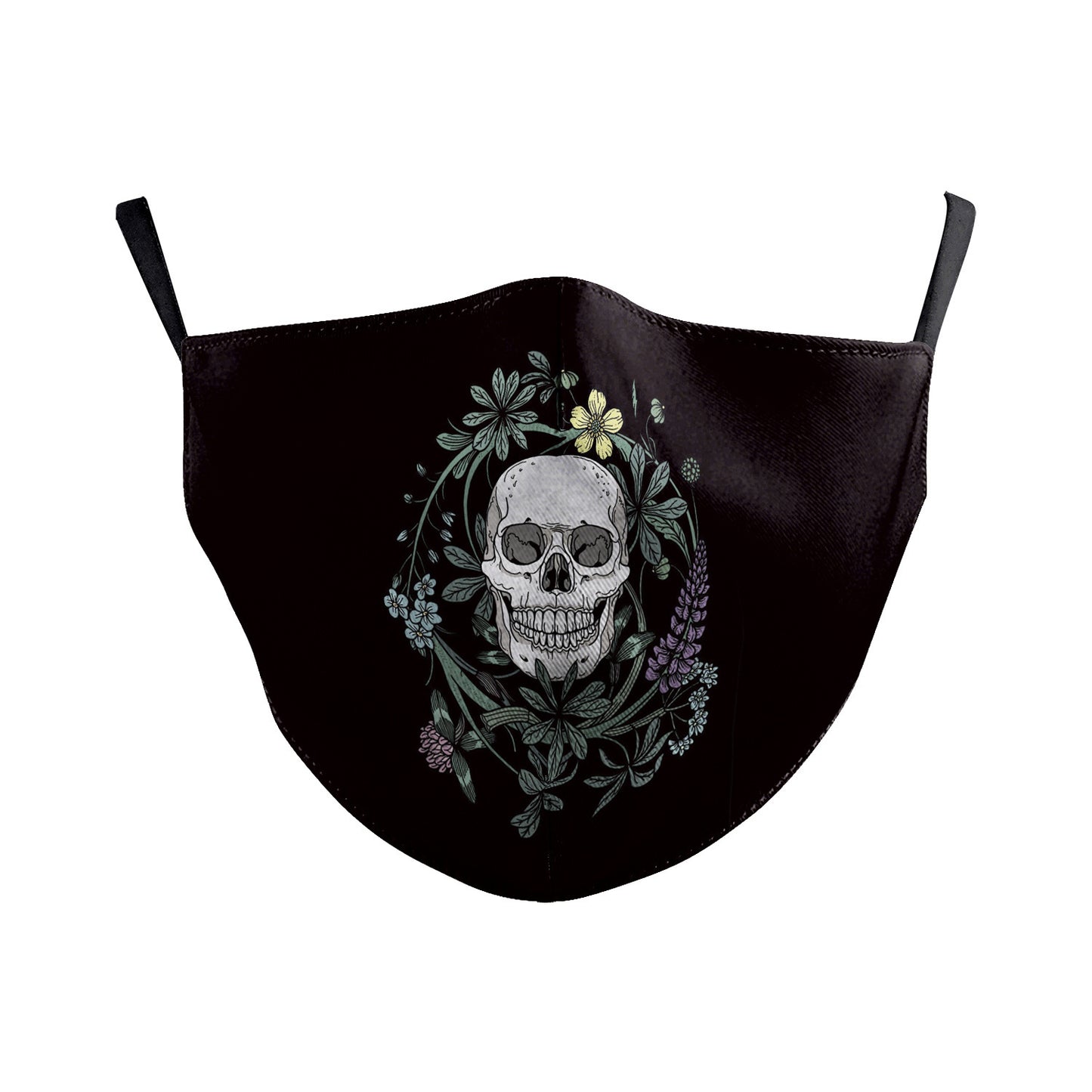 Digital Printing Wansheng Ghost Face Skull Double-layer Dust Mask