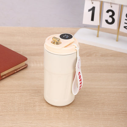 Smart Digital Thermal Bottle - 450ml Insulated Coffee Mug