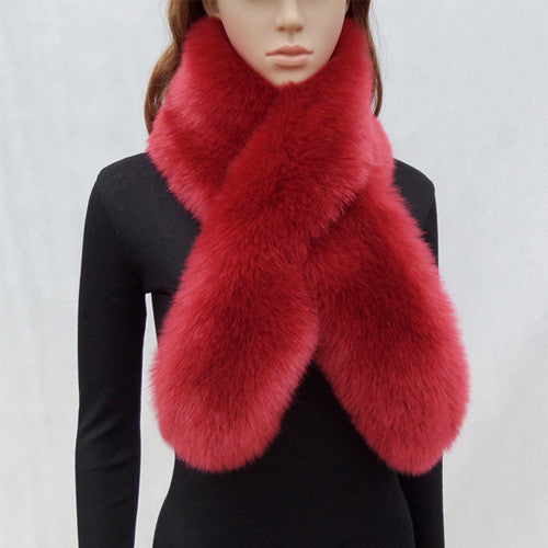 Faux Fur Rabbit Fox Collar Shawl