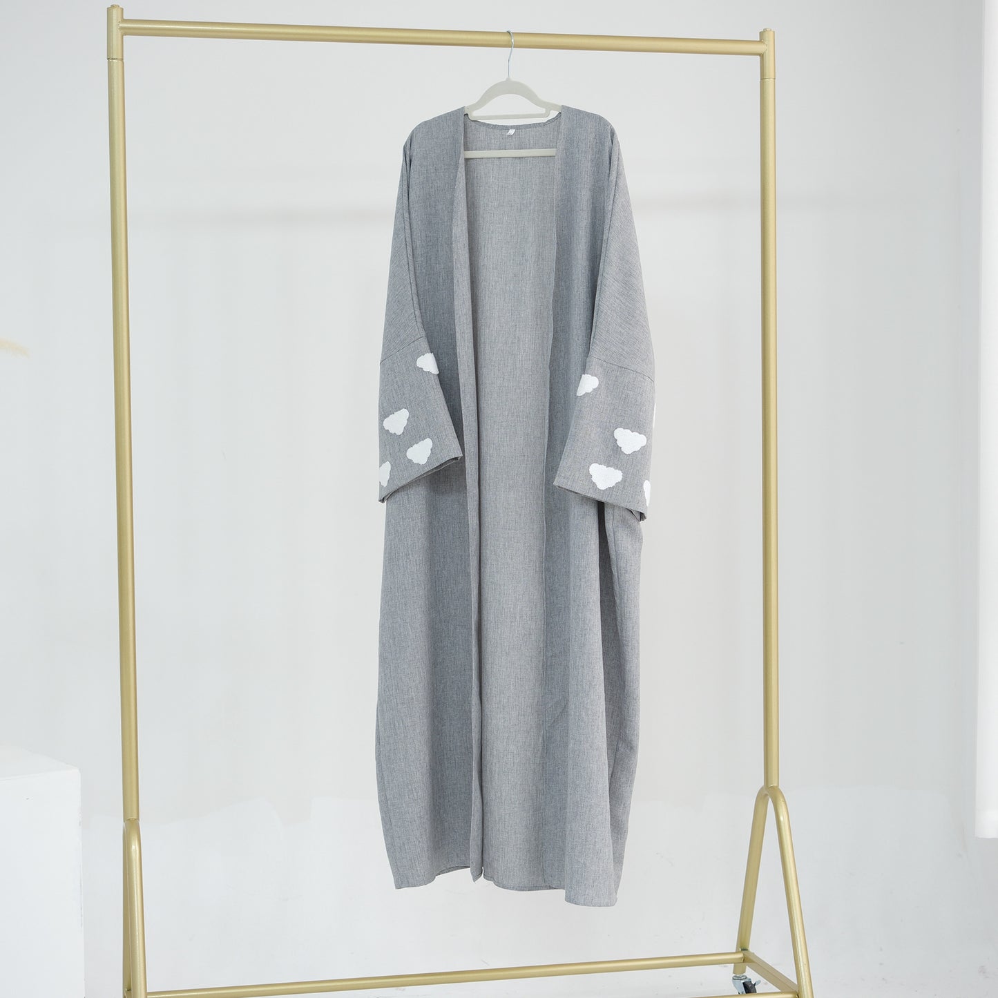 Fashion Cloud Embroidery DUBAI Turkish Elegant Cardigan Robe