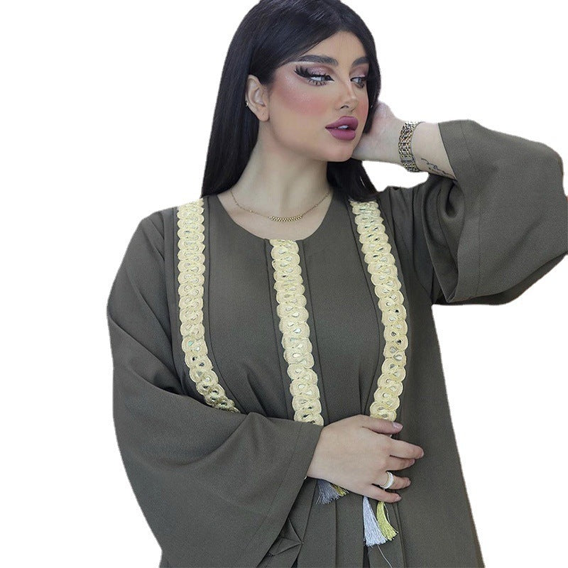 Women's Lace Robe Dress Gurban Festival