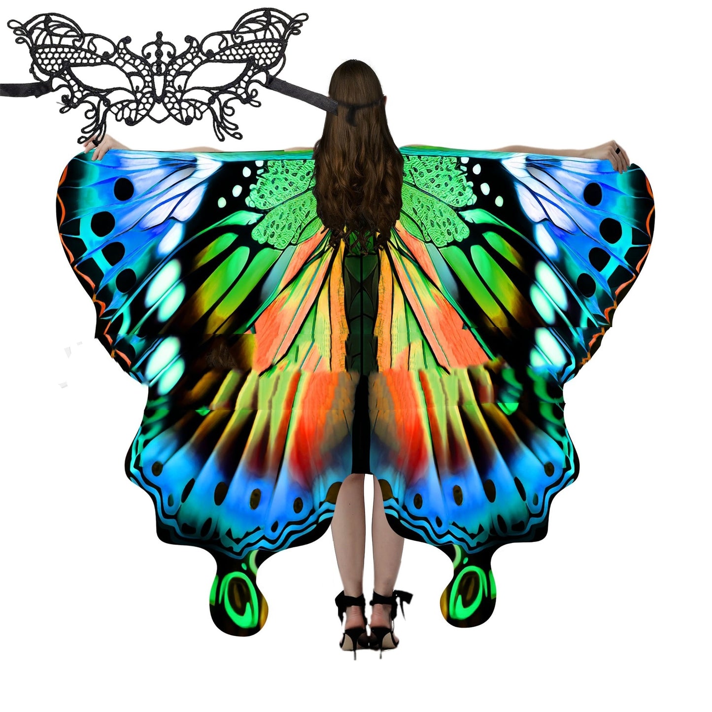 European And American Butterfly Talma Halloween Costume