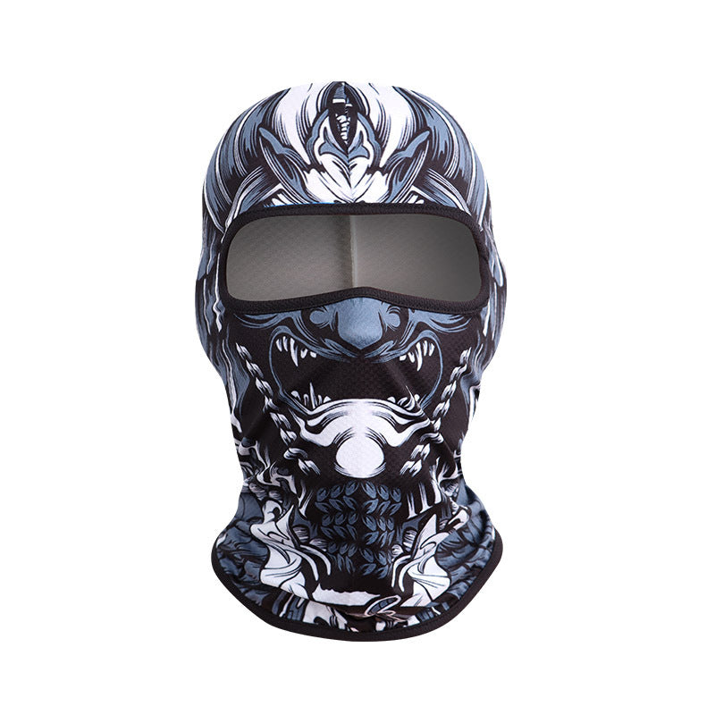 Spring And Summer Outdoor Motorcycle Full Face Windproof Dust Bib Men And Women