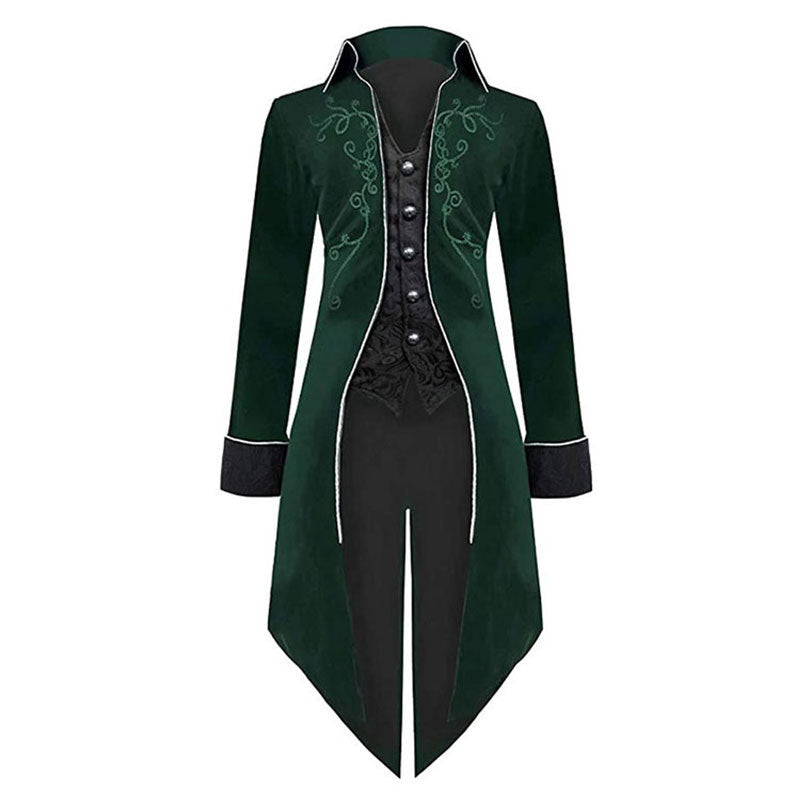 Women Vintage Mid-length Punk Gothic Coat