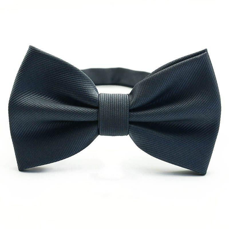 Wedding New Best Man Group Black Red Blue Striped Big Bow Tie