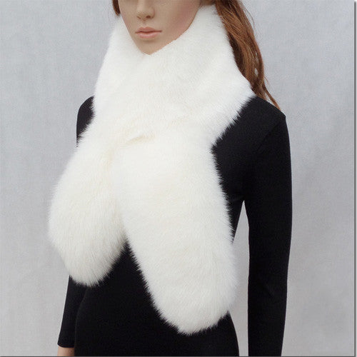 Faux Fur Rabbit Fox Collar Shawl