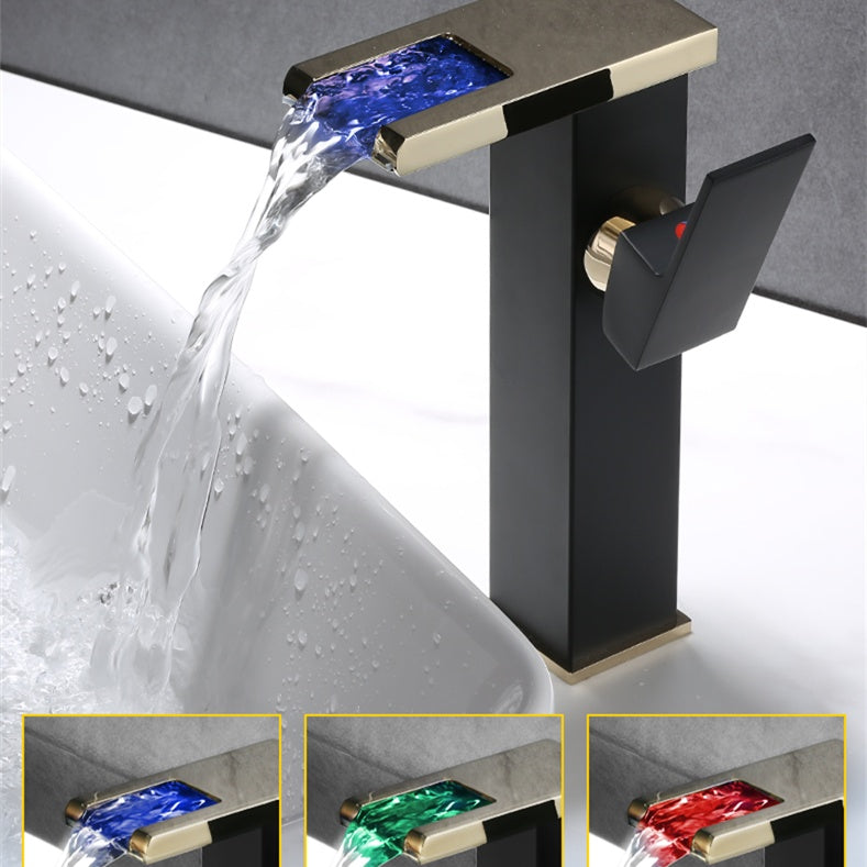 High End Copper Waterfall Faucet for Luxurious Bathroom Experience - Mallora Shop
