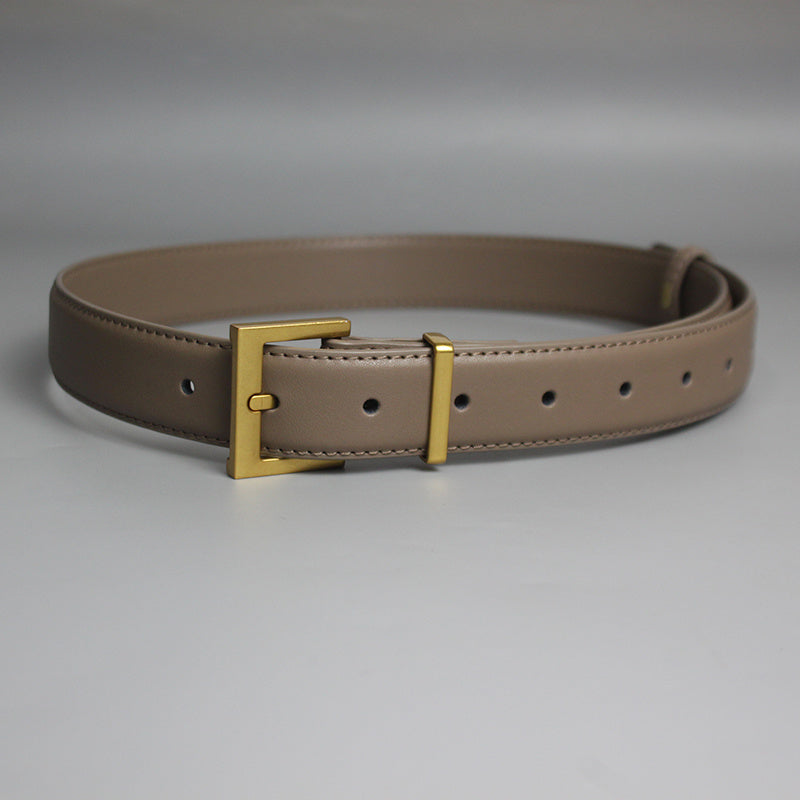 Women's Leather Versatile Jeans Belt