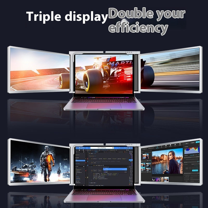 Portable Multi-Screen Display for Laptops