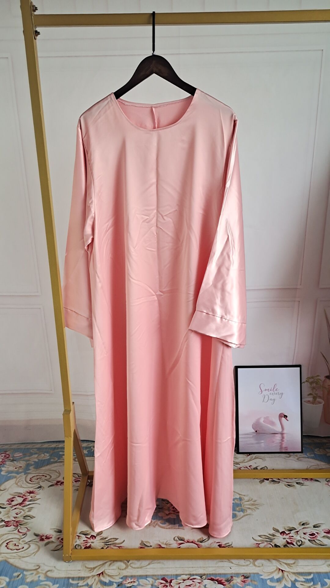 European And American Large Elegant Robe Dress