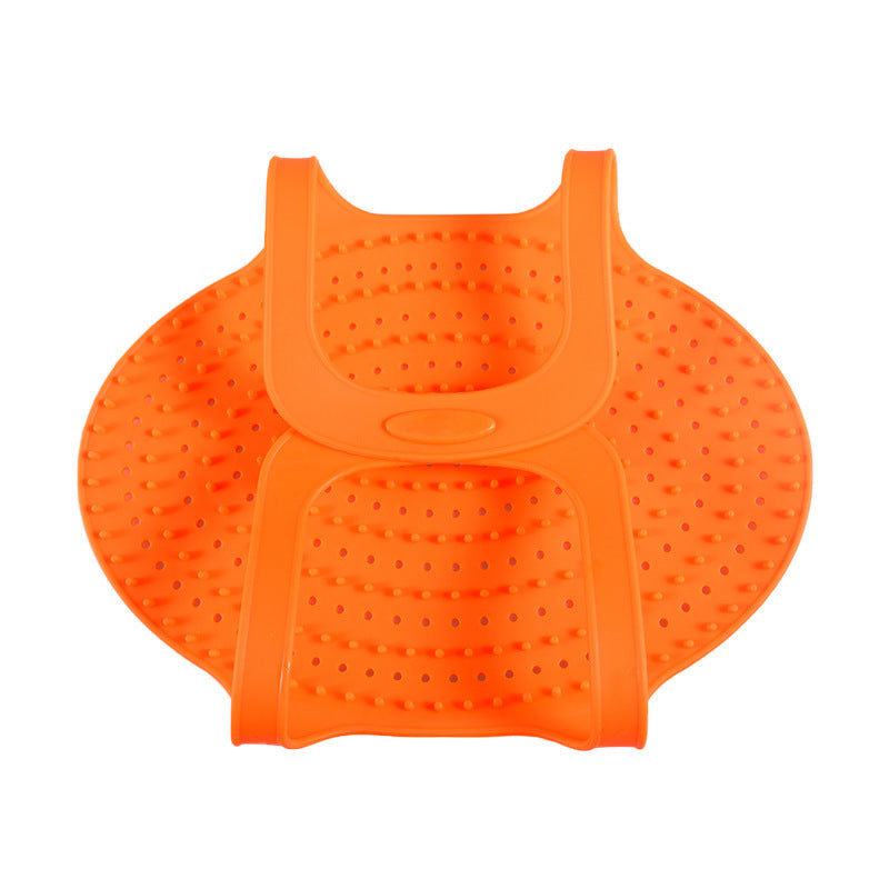 Barbecue Food Grade Silicone Heat Resistant Turkey Lifter Non Stick Poultry Cooking Mat Barbecue