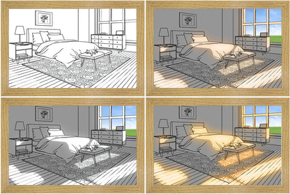 Illuminated LED Decorative Light Painting