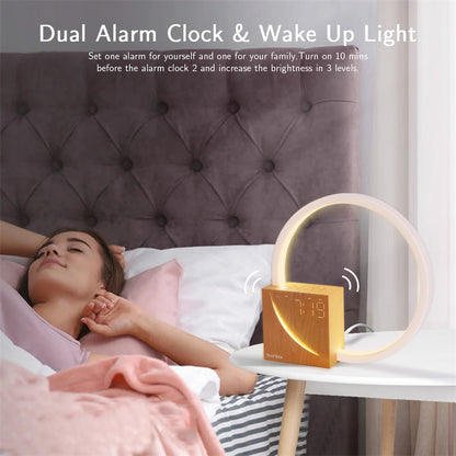 Touch Control Bedside Lamp with Natural Sounds