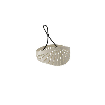 Milky White Sink Filter Rack - Shell Design Storage Solution - Mallora Shop