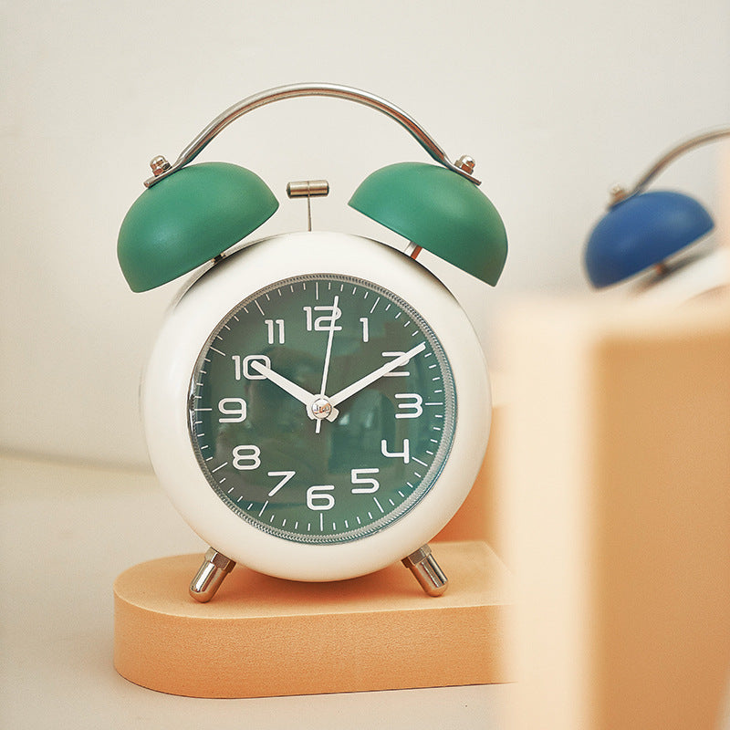 Large Size Alarm Clock Mechanical Metal Loudly Bell