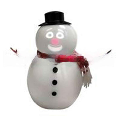 Talking Animated Blink Snowman With Light Up Eyes And Playful Voice For Holiday Home Table Centerpiece Gift Christmas Decorations