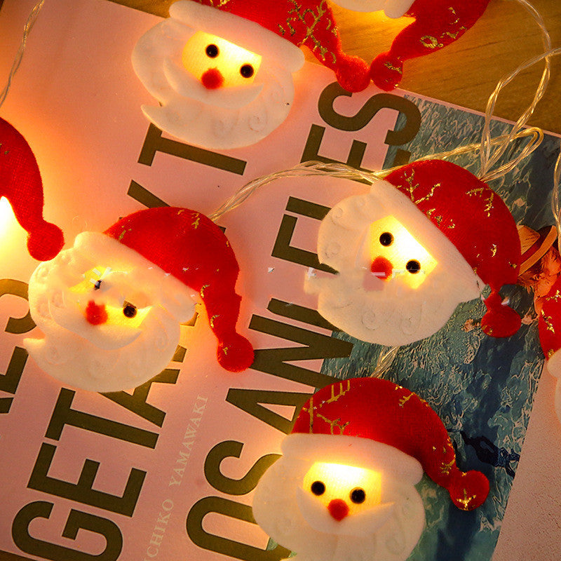 Santa Claus String Lights Christmas Tree Snowman Decoration Lights