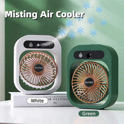Portable USB Rechargeable Misting Fan