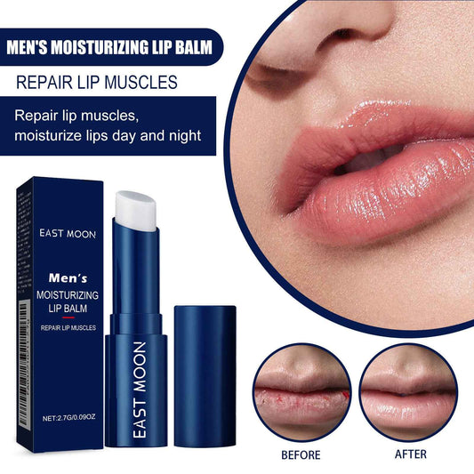 Men's Moisturizing Lip Balm Exfoliating Skin Anti-chapping Hydrating
