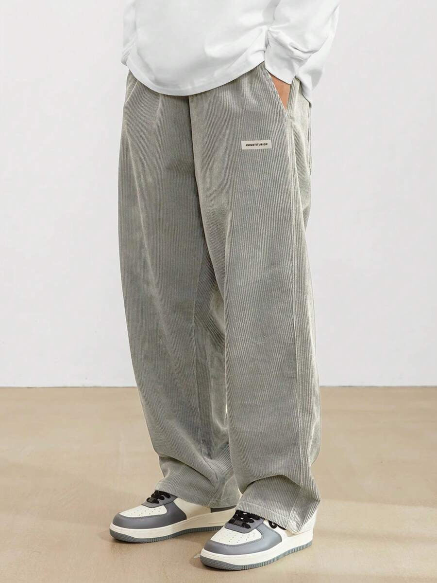 Men's Autumn And Winter Loose Wide Leg Draping Casual Pants