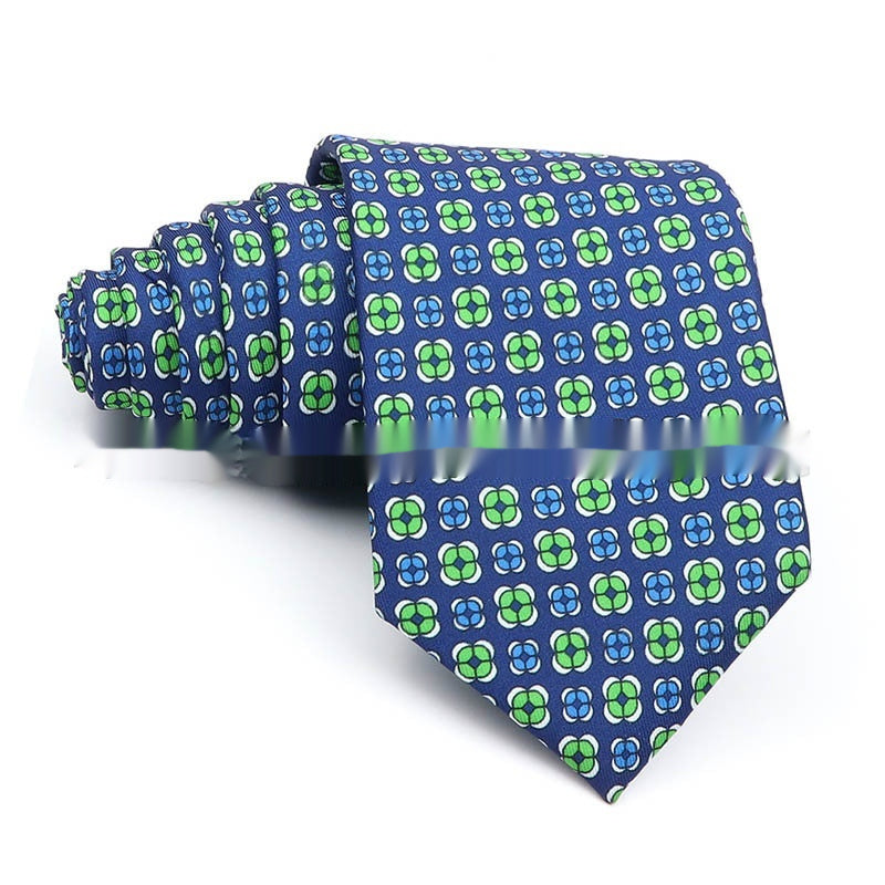 Business Polyester Men's Printed Workplace Tie