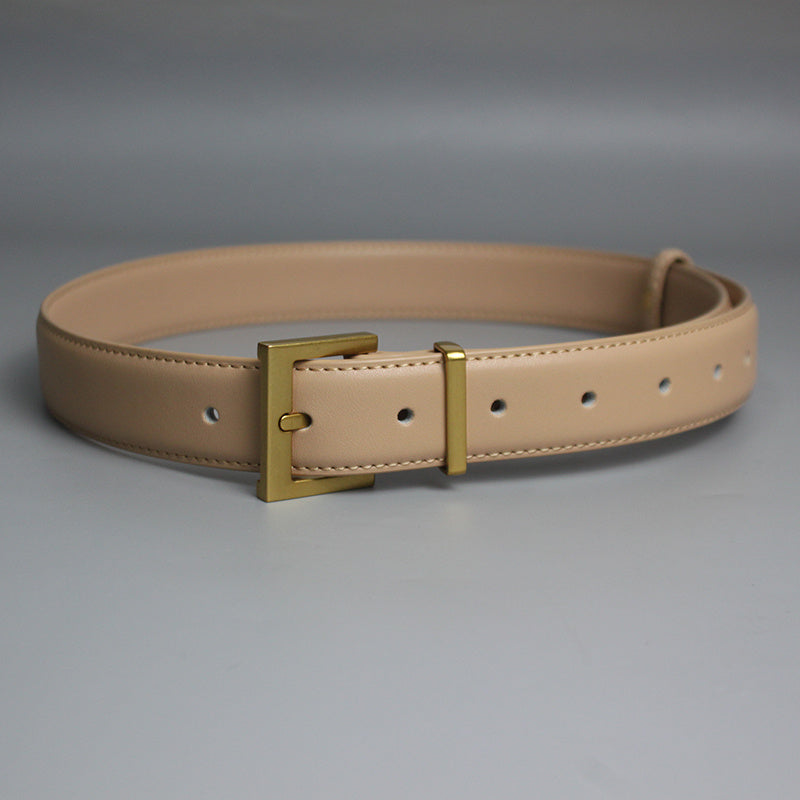 Women's Leather Versatile Jeans Belt