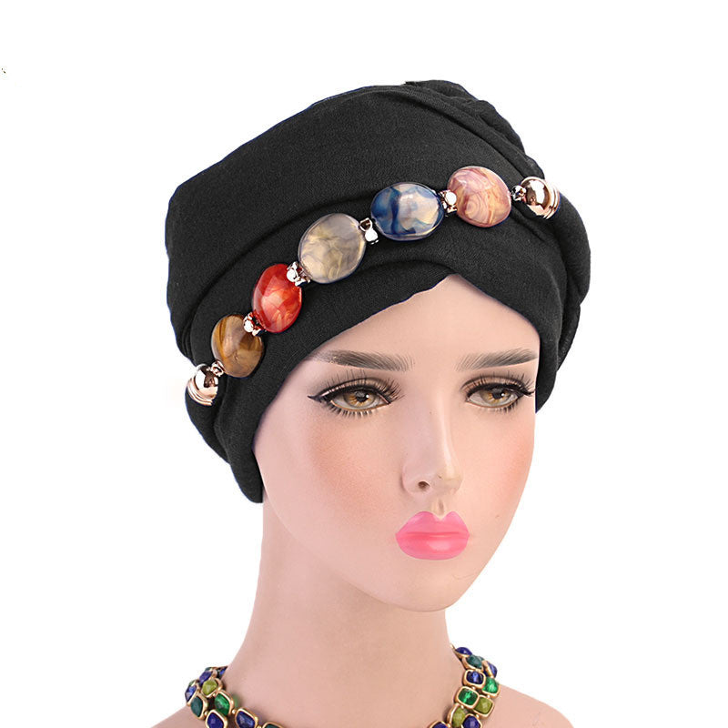 Balinese wrap head scarf hat