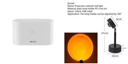 Aroma Diffuser with Flame Light Mist Humidifier