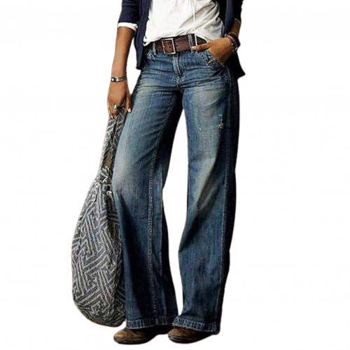 Pocket Casual Fashion Straight-Leg Jeans