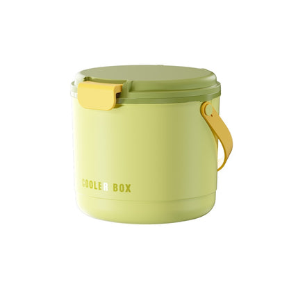 Camping Outdoor Press Ice Cube Insulation Barrel