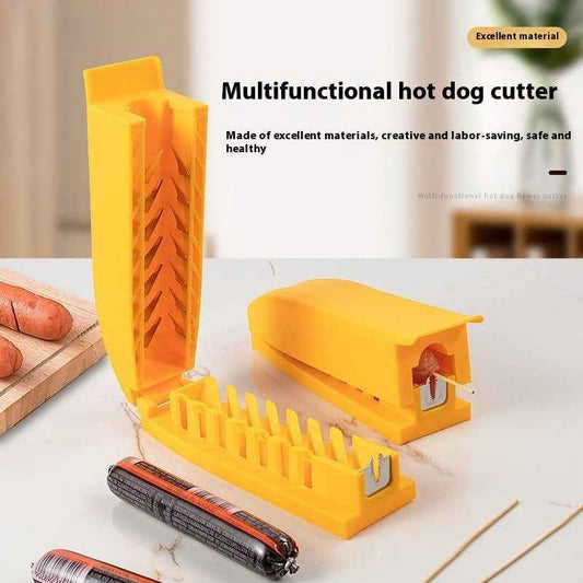 Sausage Cutter Flower Holder - Durable Stainless Steel & ABS Design - Mallora Shop