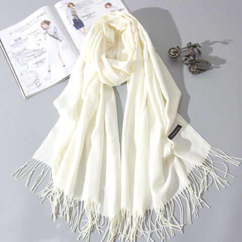 Fashion Cashmere Dual-use Shawl Warm Scarf