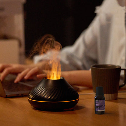 Volcanic Flame Aroma Diffuser Lamp