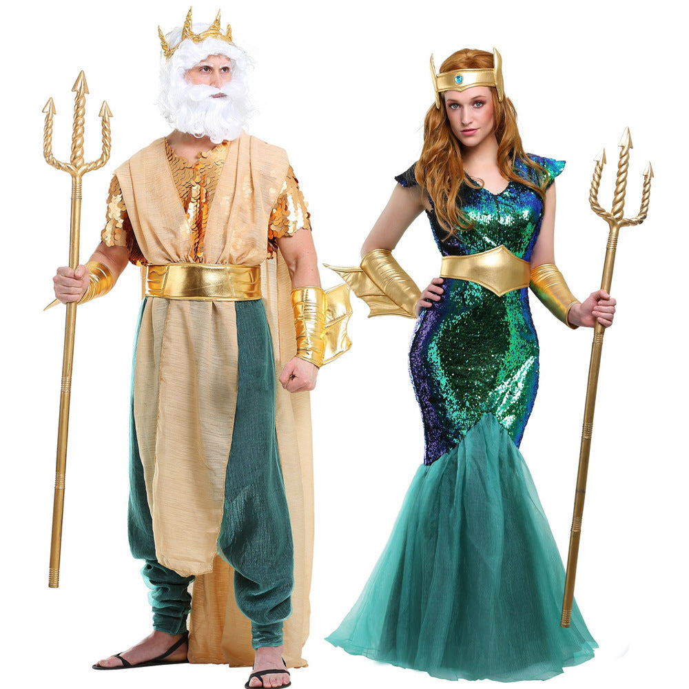 Queen King God Of War Costume