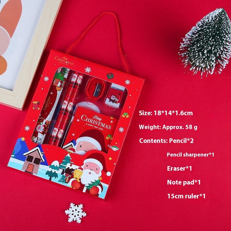 Suit Stationery Portable 6-Piece Gift Box Children Christmas