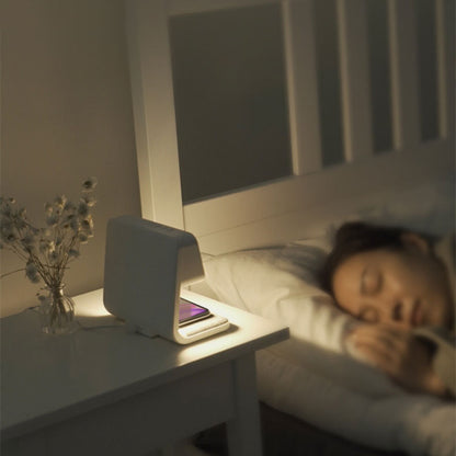 Creative 3 In 1 Bedside Lamp with Wireless Charging