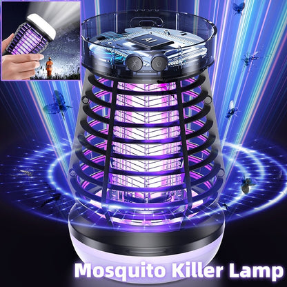 2-in-1 Electric Mosquito Killer Lamp - USB Rechargeable Swatter for Effective Insect Control - Mallora Shop