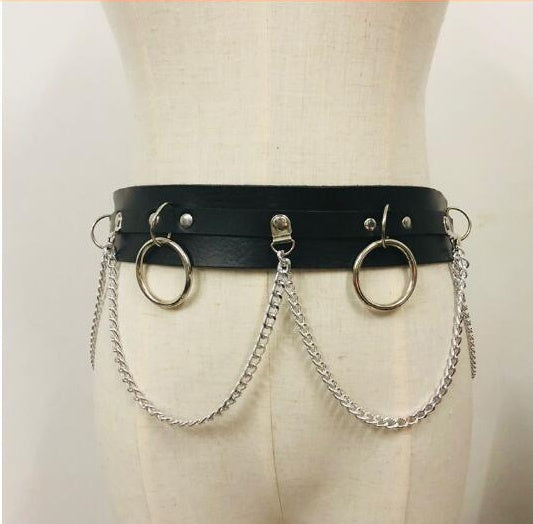 Wild chain decorative belt